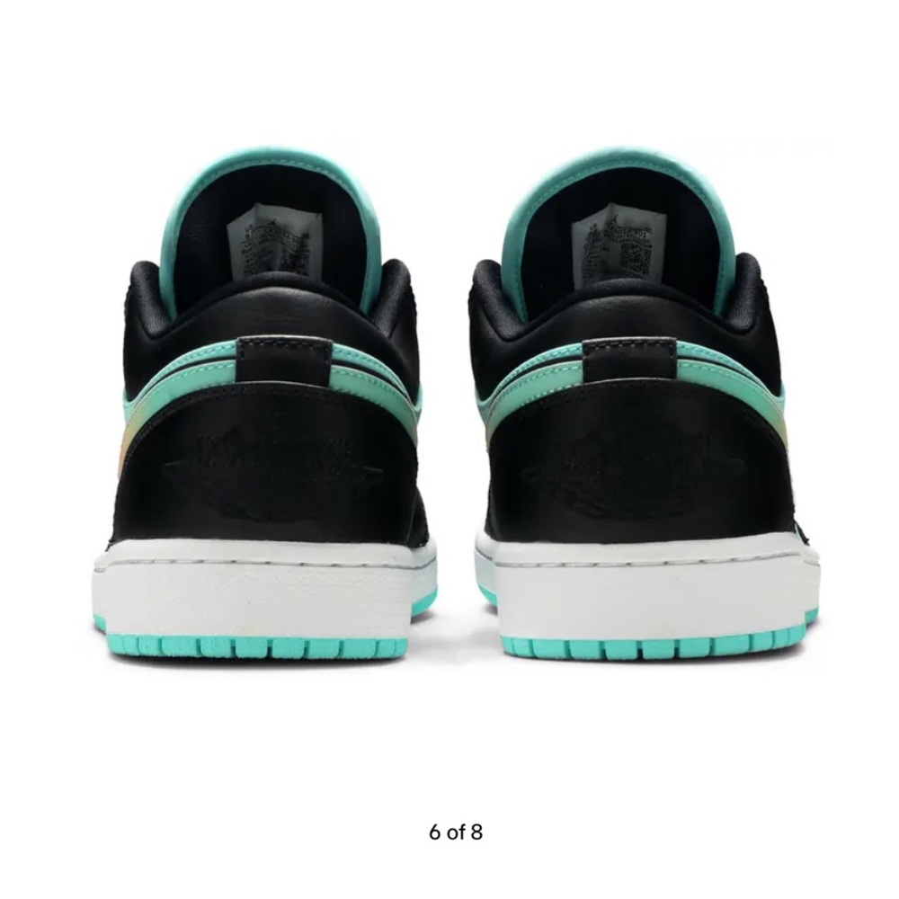 Air Jordan 1 Low SE 'Tropical Twist' Big Boys Sz 5.5 EUC Teal - Picture 2 of 11